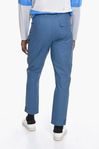 Coated Cotton Cargo Pants