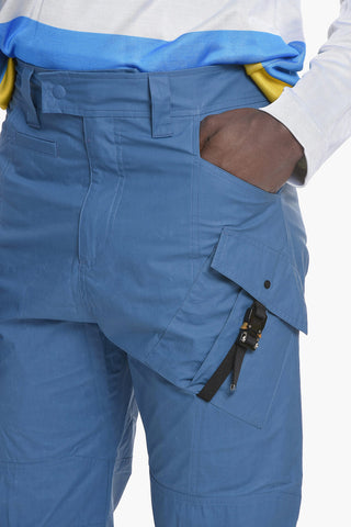 Coated Cotton Cargo Pants
