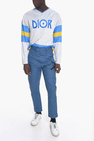 Coated Cotton Cargo Pants