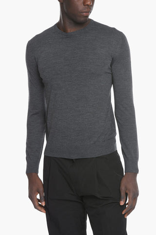 Crew Neck Virgin Wool Sweater