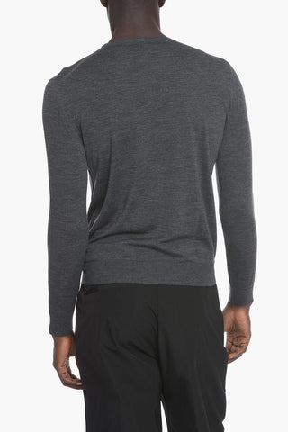 Crew Neck Virgin Wool Sweater