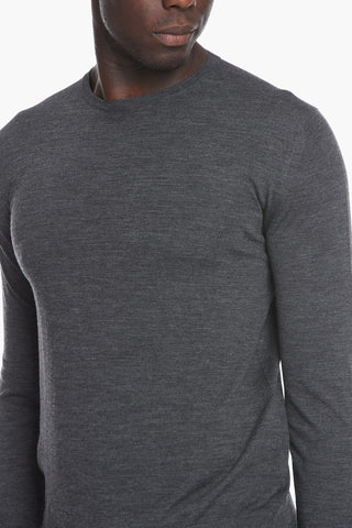 Crew Neck Virgin Wool Sweater