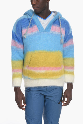 Hooded HEAVENLY DAY Mohair Blend Pullover