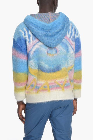 Hooded HEAVENLY DAY Mohair Blend Pullover