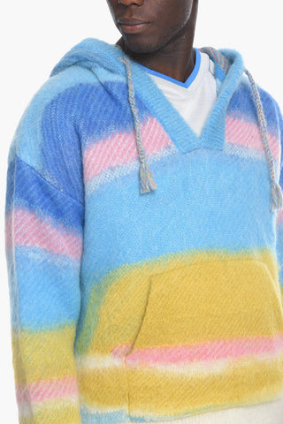 Hooded HEAVENLY DAY Mohair Blend Pullover