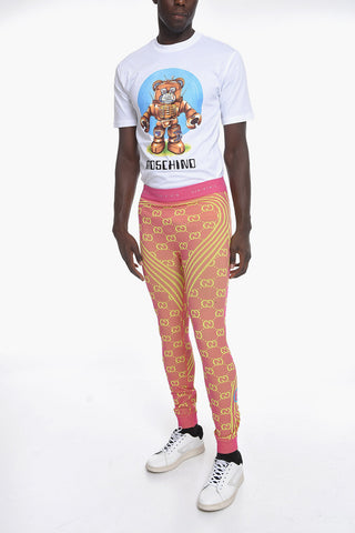 Monogram Patterned Jacquard Leggings