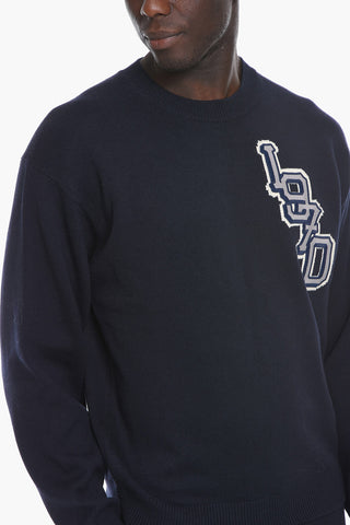 PARIS Wool Blend 1970 Sweater with Patch