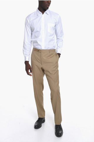 17,25 microns Virgin-wool MANTUA Straight-leg Pants