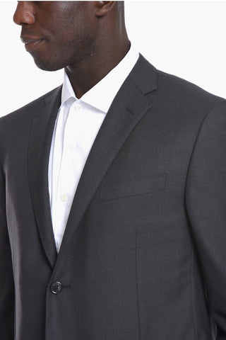 Blazer ACADEMY in Lana Extrafine con Tasche con Aletta