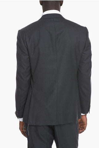 Blazer ACADEMY in Lana Extrafine con Tasche con Aletta