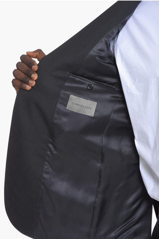 Blazer ACADEMY in Lana Extrafine con Tasche con Aletta