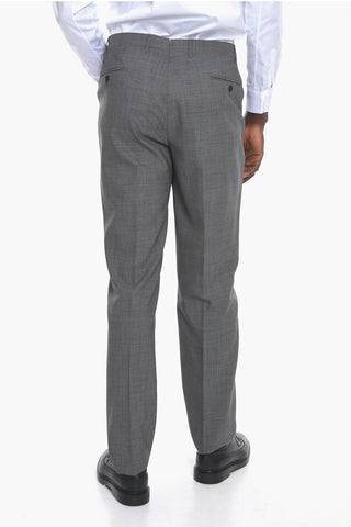 Virgin-wool ACADEMY Straight-leg Pants
