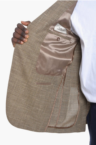CC COLLECTION Blazer REWARD con Motivo Hopsack e Revers a Lancia