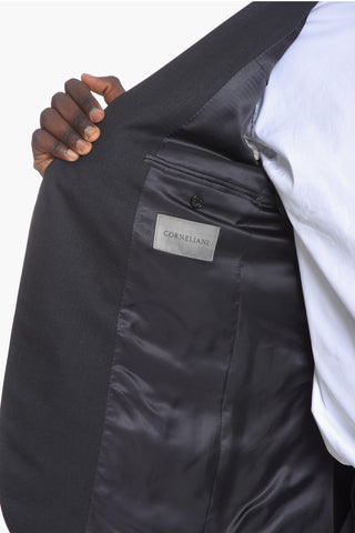 Virgin Wool ACADEMY Suit with Flap Pockets