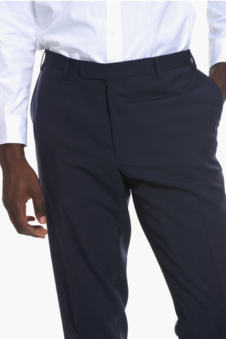 CC COLLECTION Pantaloni REFINED in Lana Vergine Stretch
