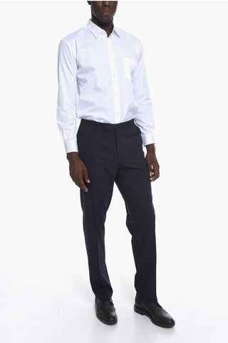 CC COLLECTION Pantaloni REFINED in Lana Vergine Stretch