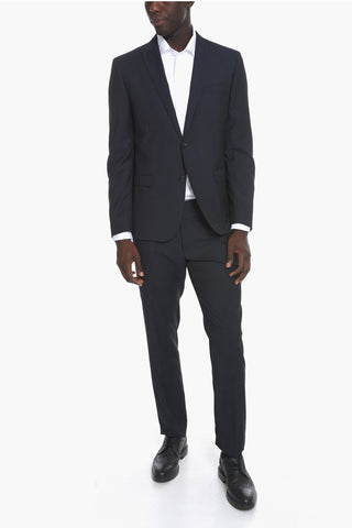 CC COLLECTION Virgin Wool RESET Suit with Peak Lapel