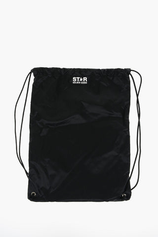 Nylon UNISEX STAR Drawstring Bag with Contrasting Print