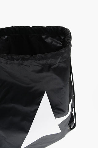 Nylon UNISEX STAR Drawstring Bag with Contrasting Print