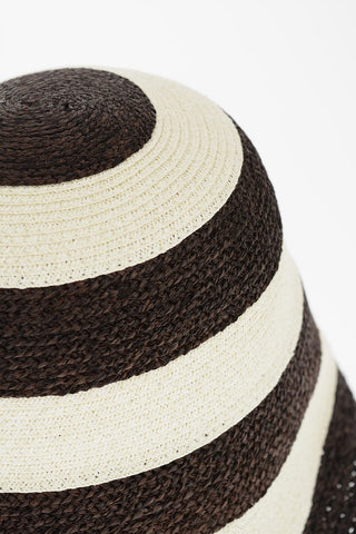Two-Tone Raffia ORMA Bucket Hat