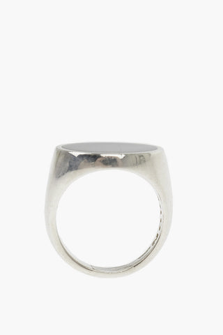 Anello Chevalier Tondo Smaltato