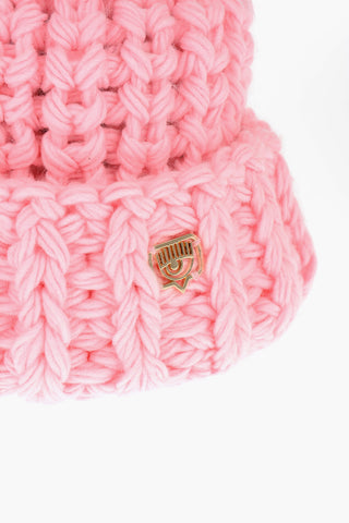 Solid Color Beanie with Golden Logo