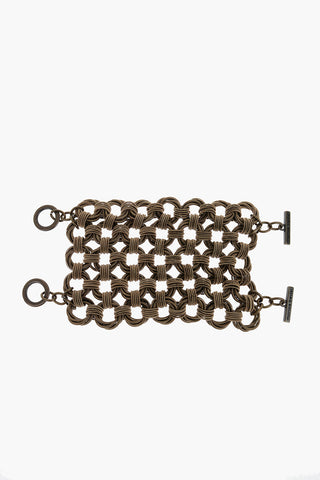 Bracciale in Rete Metallica a Tinta Unita