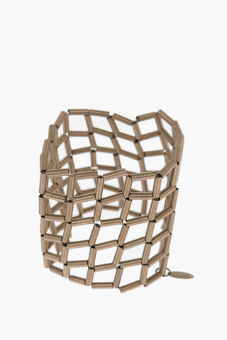 Bracciale in Rete Metallica a Tinta Unita
