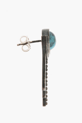 Silver SOLE e PIOGGIA Earrings with Central Stone