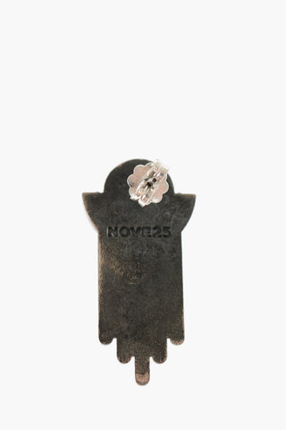 Silver SOLE e PIOGGIA Earrings with Central Stone