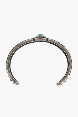 Silver NATIVE Bracelet with Central Stone
