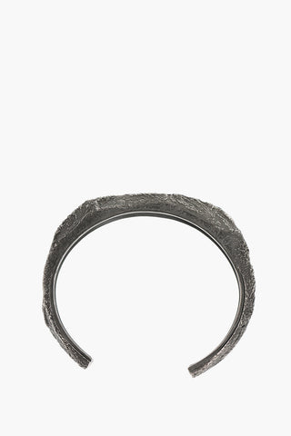 Silver Open Bangle Bracelet