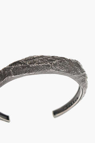 Silver Open Bangle Bracelet