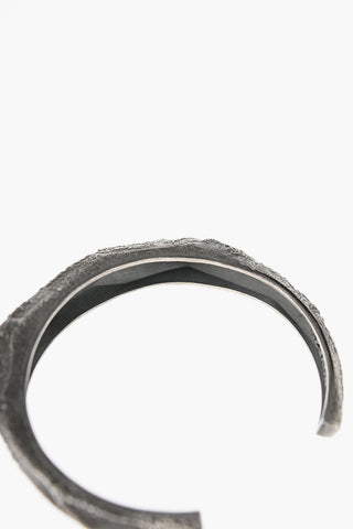 Silver Open Bangle Bracelet