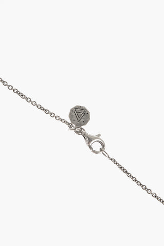 Silver Necklace with Forged Nail Pendant