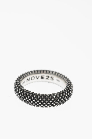 Anello in Argento Puntinato