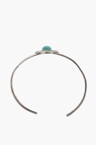 Silver NATIVE Bracelet with Central Stone