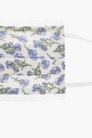 Face Mask JULIANA with Floral Lace Pattern