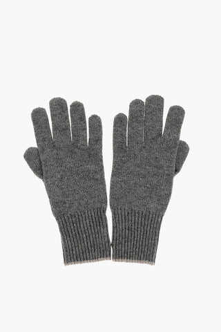 Guanti in Cashmere a Tinta Unita