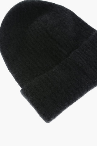 Solid Color Cashmere Blend Beanie