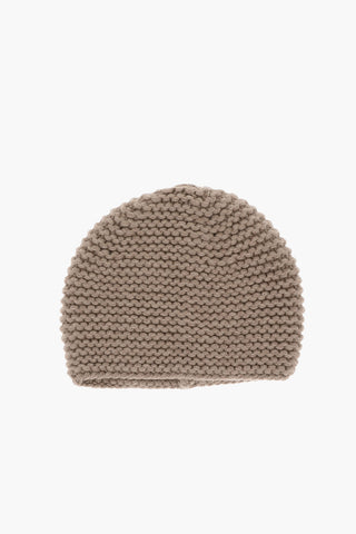Beanie in Cashmere a Tinta Unita