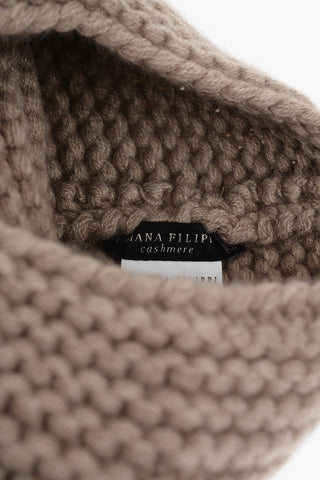 Beanie in Cashmere a Tinta Unita
