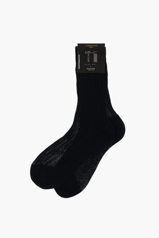ribbed cotton socks