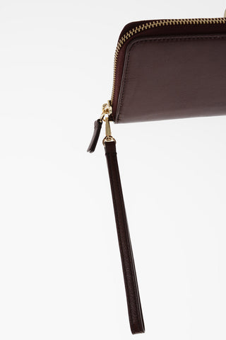 Portafoglio Continental in Pelle con Chiusura Zip