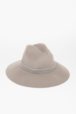 Cappello in Lana con Abbellimento in Strass