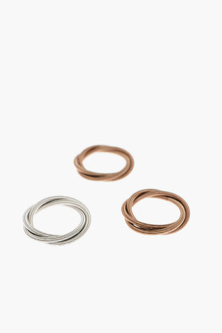 3 Pairs Of Braided Rings