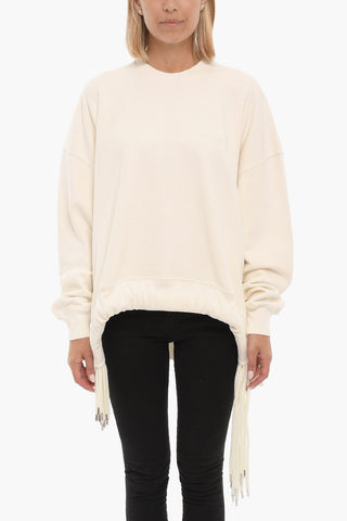 Asymmetric MULTICORD Crewneck Sweatshirt 