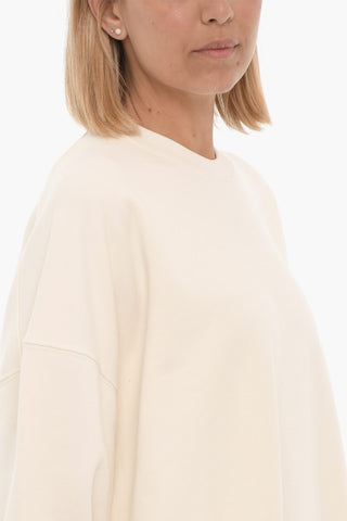 Asymmetric MULTICORD Crewneck Sweatshirt 