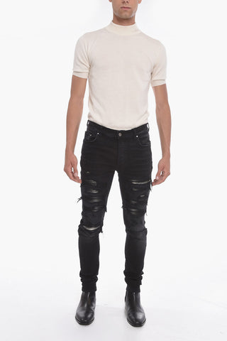 Skinny THRASHER Denims with Patch details 15cm
