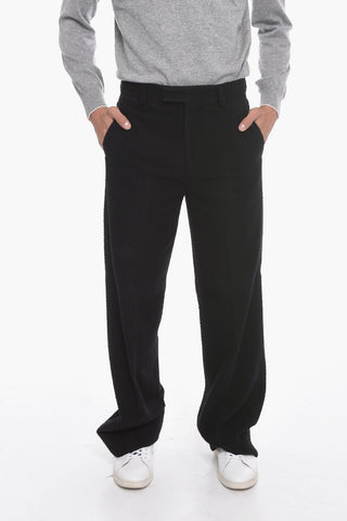 Cashmere-blend Tailored Baggy Pants